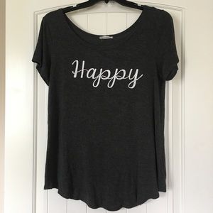“Happy” soft tee/tunic